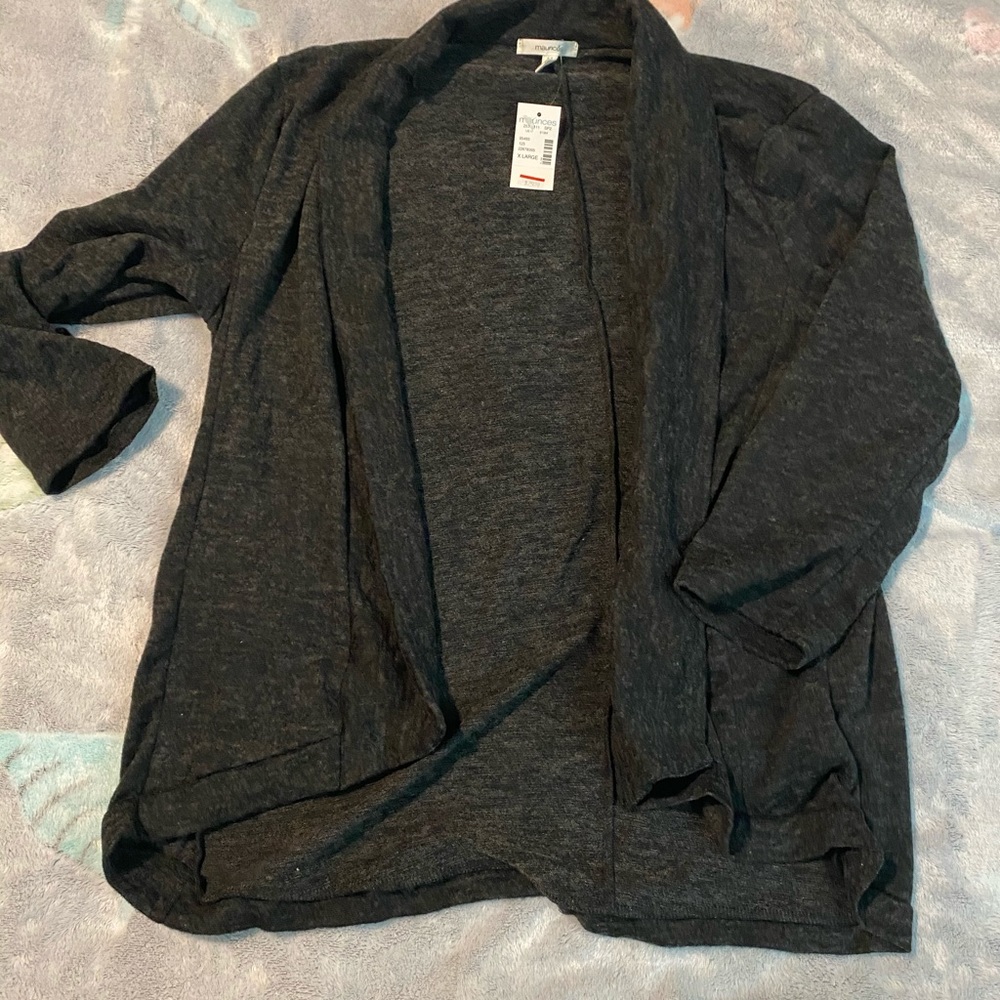 Maurices Dark Gray Cardigan